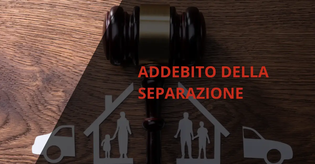 Addebito della separazione