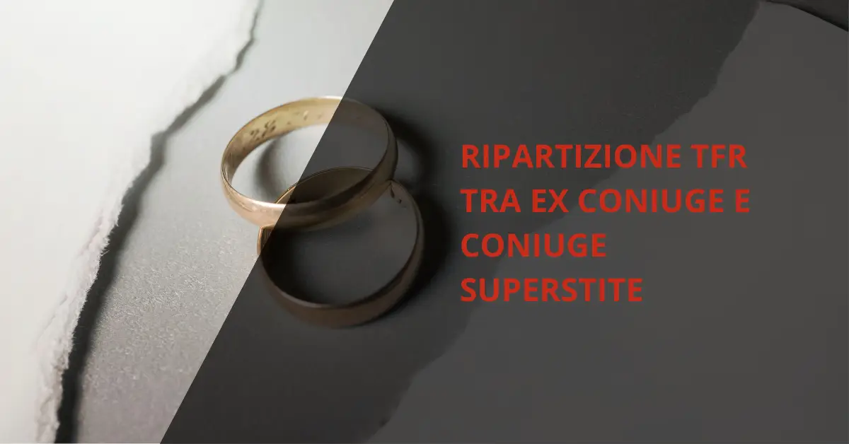 ripartizione TFR tra ex coniuge e coniuge superstite