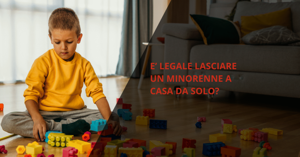 È legale lasciare un minorenne a casa da solo?
